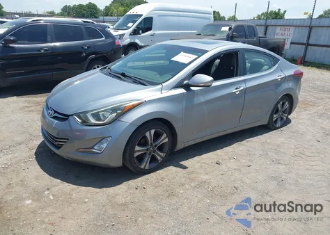 2014 Hyundai Elantra Sport from USA, damaged, VIN KMHDH4AH7EU173855